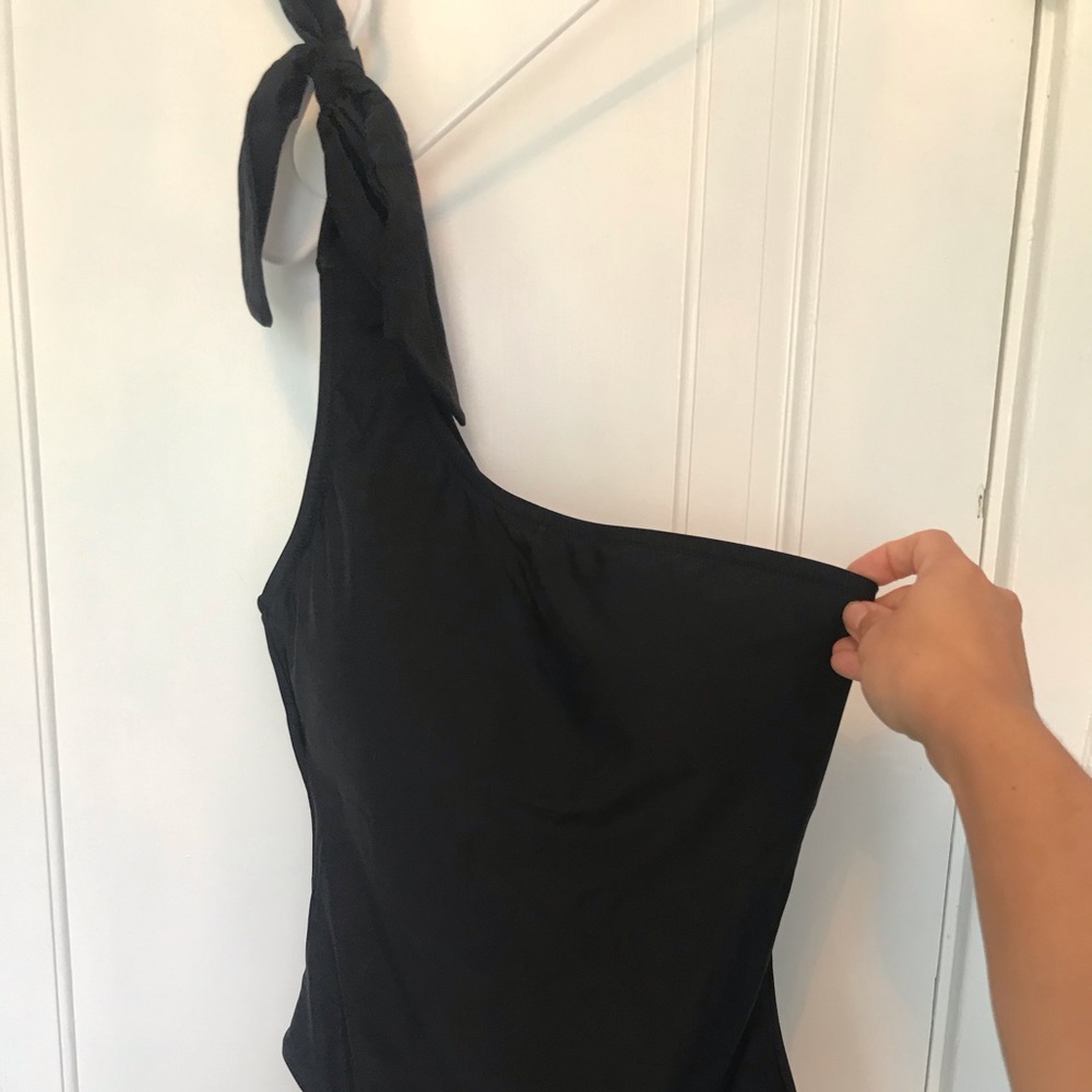 NWT Black JCrew One Piece Bathing Suit Size M